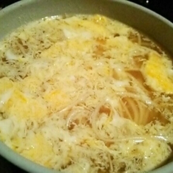 出汁いらず、しょっつる稲庭かきたまうどん